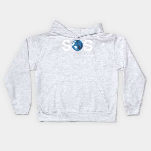 Earth SOS Kids Hoodie by PaletteDesigns